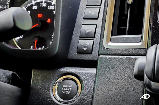 2020 Toyota Hiace Super Grandia Interior Mood Light Controls Front 