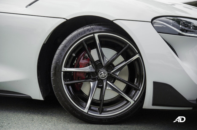 2020 Toyota Supra Philippines White Front 19-inch wheels