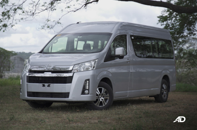 20202 Toyota Hiace GL Grandia Tourer front quarter