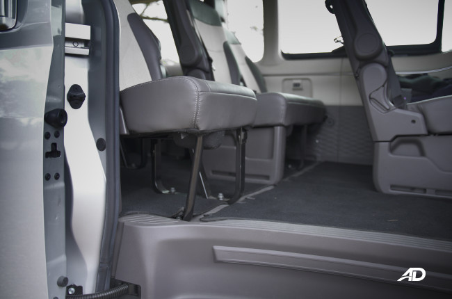 20202 Toyota Hiace GL Grandia Tourer rear seat legroom