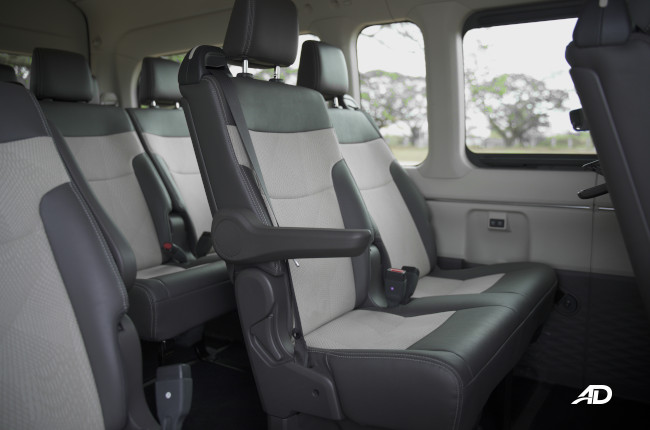 20202 Toyota Hiace GL Grandia Tourer rear seats
