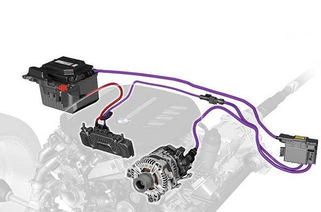 2021 BMW 5 Series hybrid system