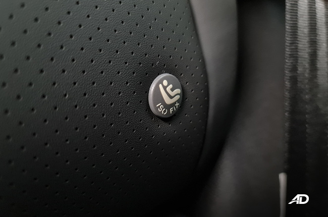 2021 Chery Tiggo 7 Pro interior ISOFIX childseat anchors Philippines