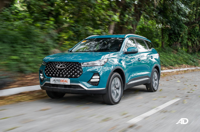 2021 Chery Tiggo 7 Pro Philippines driving exterior 
