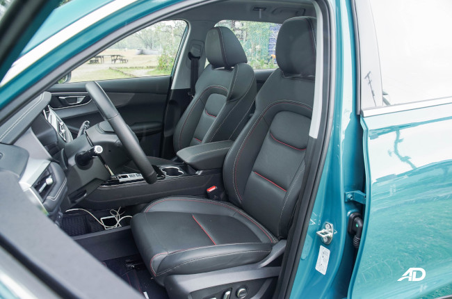 2021 Chery Tiggo 7 Pro Philippines front seats