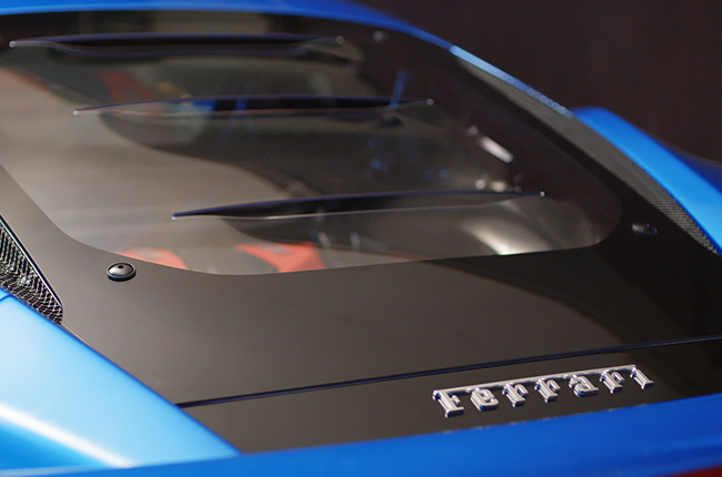 2021 Ferrari F8 Tributo exterior rear engine cover Philippines