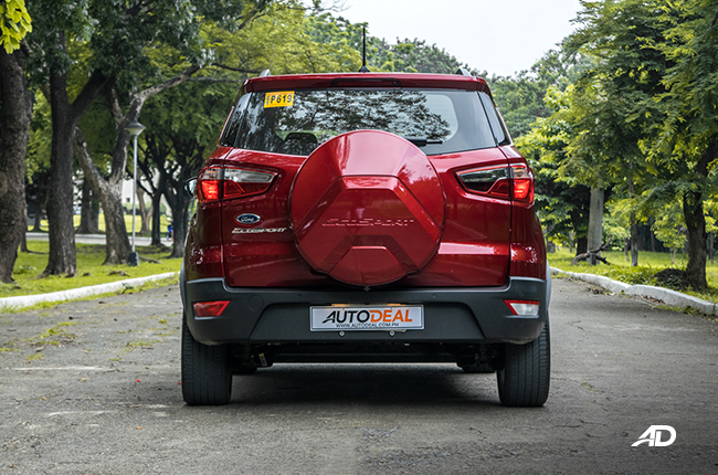 2021 Ford EcoSport exterior rear-mounted spare tire Philippines