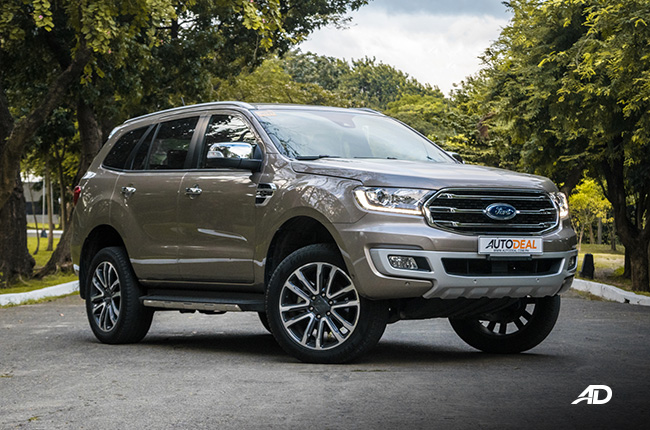 2021 Ford Everest exterior  quarter front Philippines