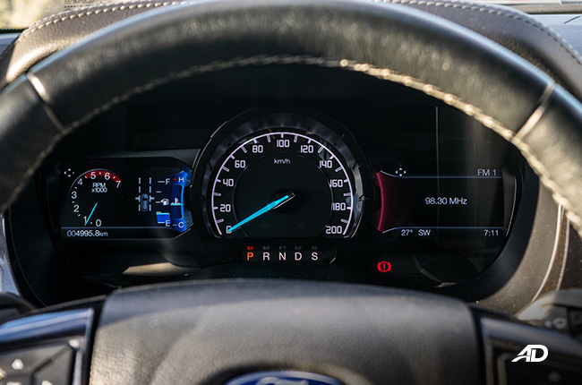 2021 Ford Everest interior gauge cluster Philippines
