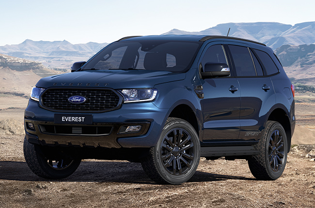 2021 Ford Everest Sport exterior quarter front Philippines