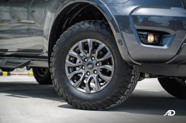 2021 Ford Ranger FX4 MAX Philippines 17-inch BF Goodrich tires