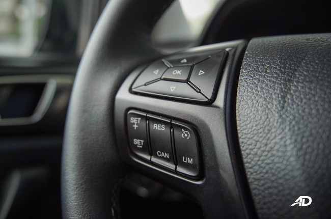 2021 Ford Ranger FX4 MAX Philippines steering wheel controls 