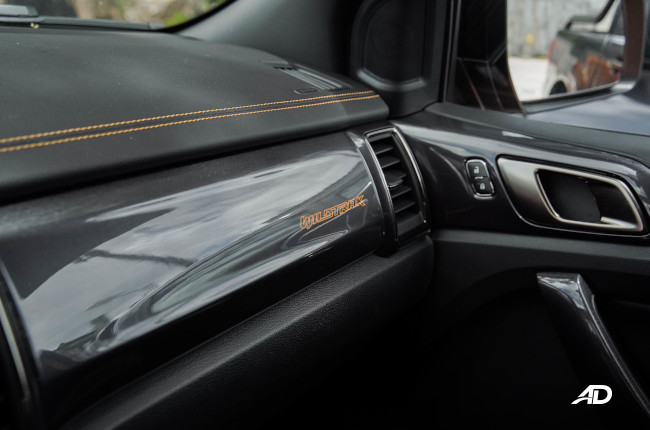 2021 Ford Ranger Wildtrak 4x2 Philippines dashboard trim