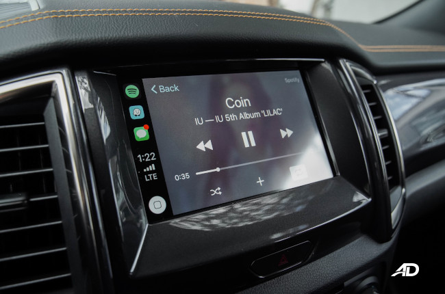 2021 Ford Ranger Wildtrak Infotainment System 