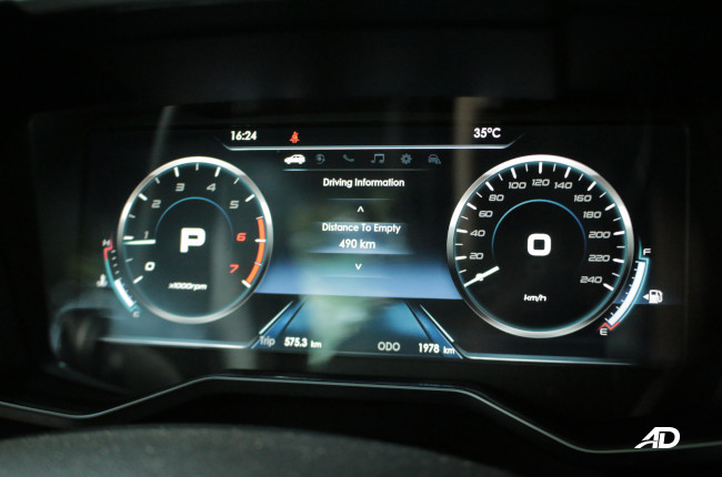 2021 Ford Territory Titanium+ Philippines Gauge Cluster
