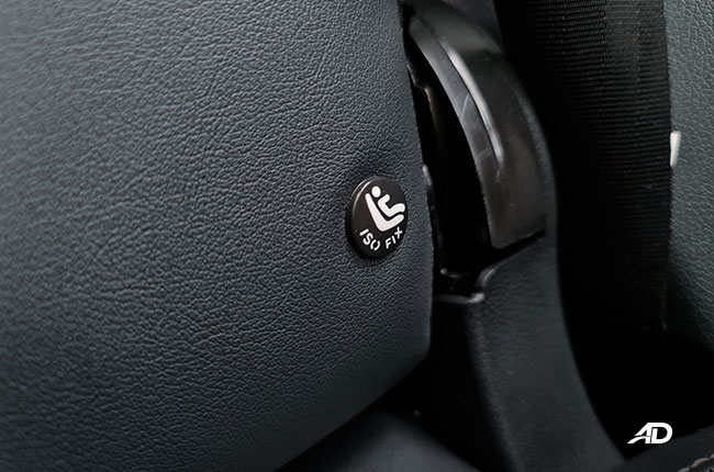 2021 Ford Territory Trend interior ISOFIX child seat anchors Philippines