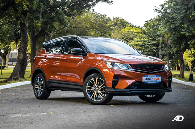 2021 Geely Coolray exterior quarter front Philippines