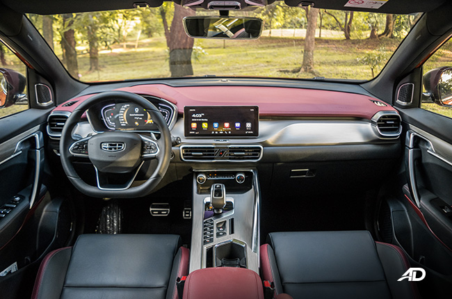 2021 Geely Coolray interior dashboard Philippines