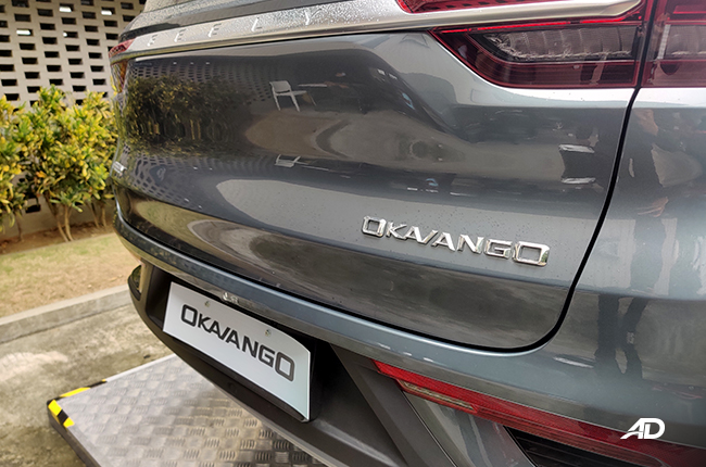 2021 Geely Okavango exterior badge Philippines