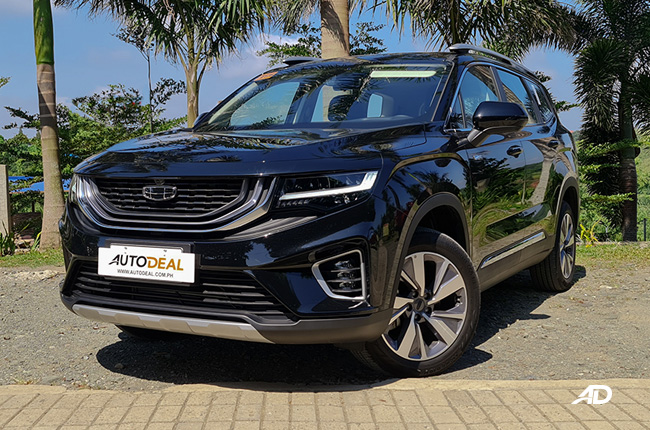 2021 Geely Okavango exterior quarter front Philippines
