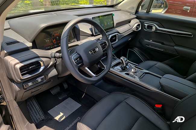 2021 Geely Okavango interior driver's side Philippines
