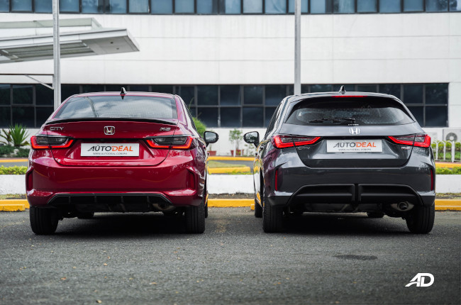 2021 Honda City Hatch and Sedan rear 
