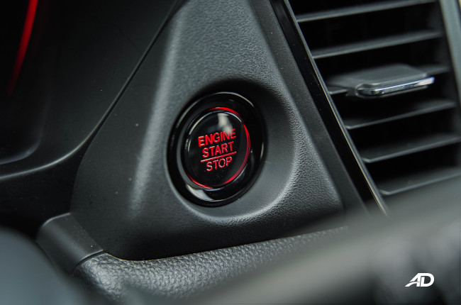 2021 Honda City Hatchback Philippines push start button