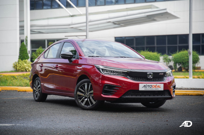 2021 Honda City RS Philippines red exterior front quarter