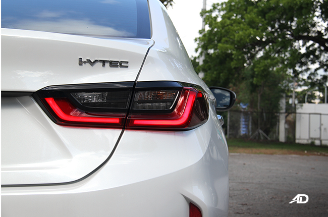 2021 Honda City V exterior taillights Philippines