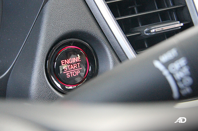 2021 Honda City V interior push-start button button Philippines