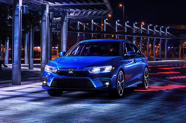 2021 Honda Civic exterior quarter front