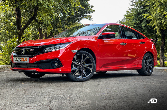 2021 Honda Civic exterior quarter front Philippines