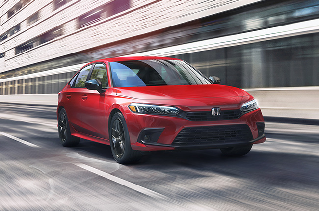 2021 Honda Civic exterior quarter front Philippines