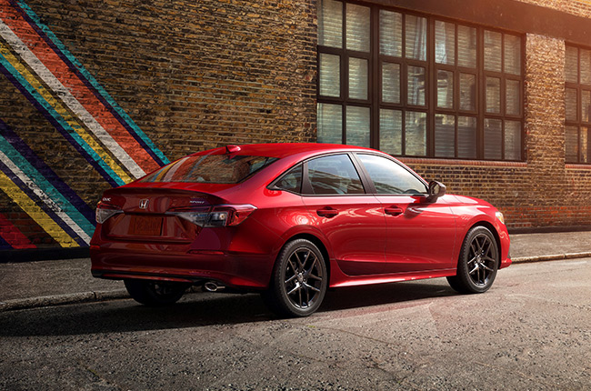 2021 Honda Civic exterior quarter rear Philippines