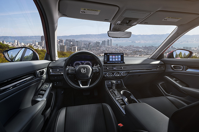 2021 Honda Civic interior dashboard 