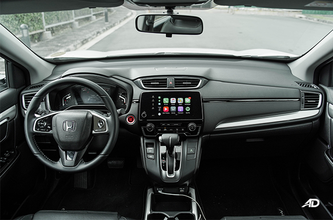 2021 Honda CR-V 2.0 S CVT test drive dashboard philippines