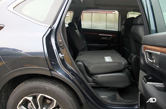 2021 Honda CR-V interior folded second-row seats Philippines