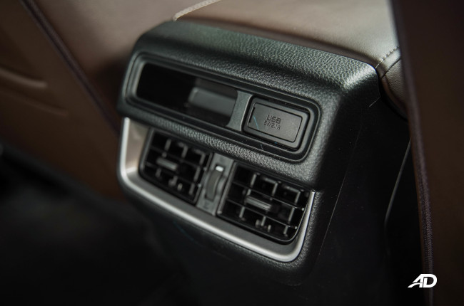 2021 Isuzu D-MAX LS-E Philippines interior rear ac vents