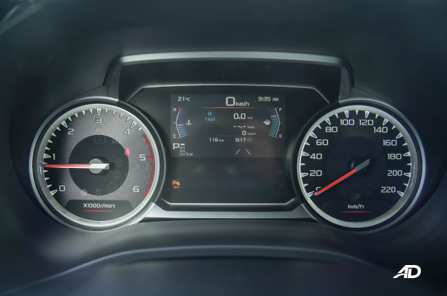 2021 Isuzu D-max Philippines gauge cluster