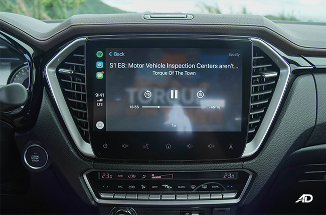 2021 Isuzu D-MAX Philippines Interior infotainment system