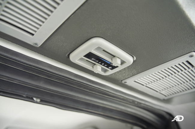 2021 Kia K2500 Karga Philippines Rear AC Controls