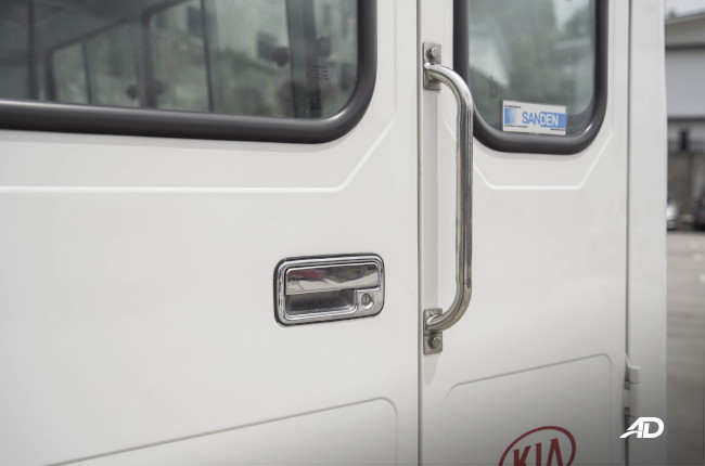 2021 Kia K2500 Karga Philippines Rear body door handle and grab handle