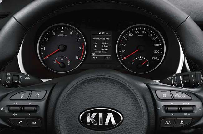 2021 Kia Rio gauges