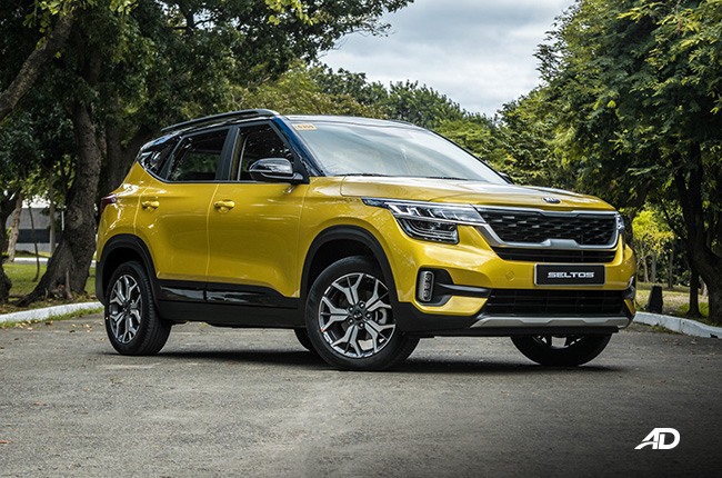 2021 Kia Seltos exterior quarter front Philippines