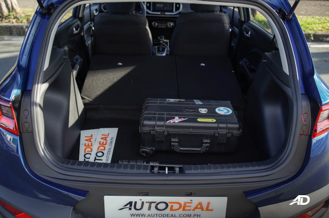 2021 Kia Stonic EX AT Philippines cargo space all seats down 