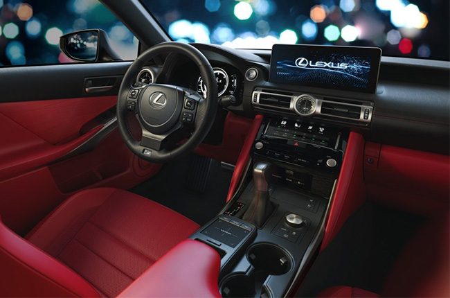 2021 Lexus IS dashboard