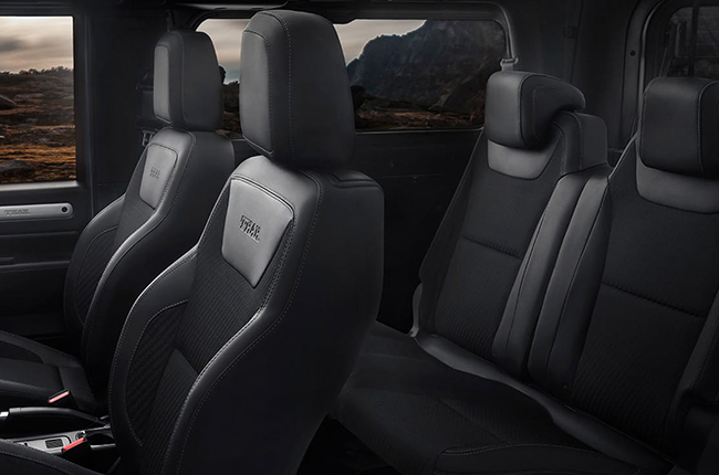2021 Mahindra Thar interior seats