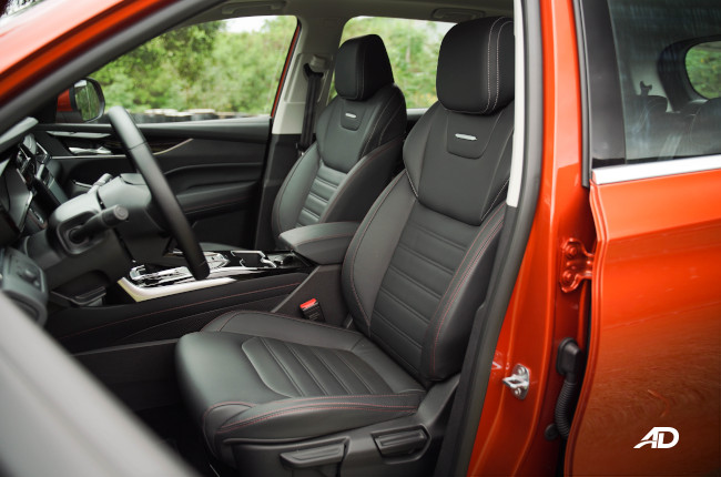 2021 Maxus D60 Philippines inteiror front seats 