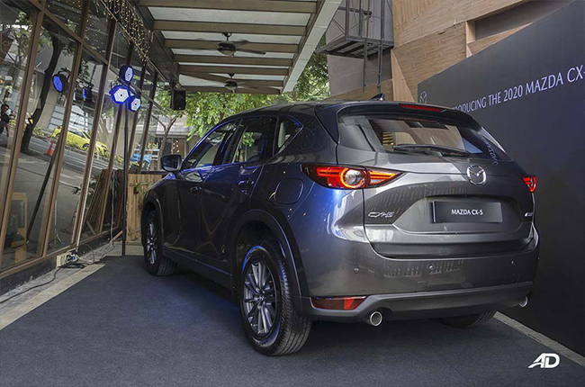 2021 Mazda CX-5 exterior quarter rear Philippines