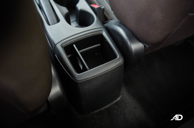 2021 Mazda2 Sedan Philippines rear seat cubby